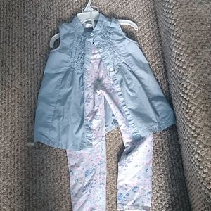 Little girls pants set